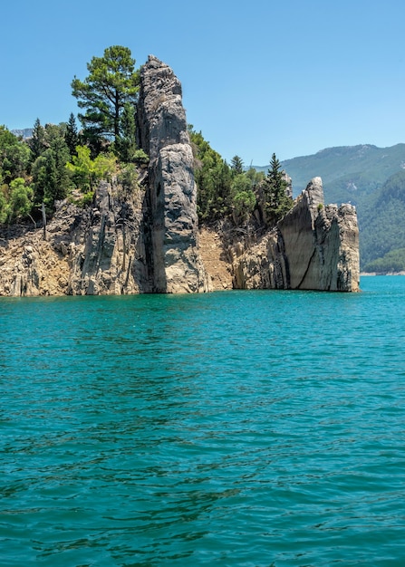 Green Canyon in den Bergen der Region Antalya Türkei an einem sonnigen Sommertag