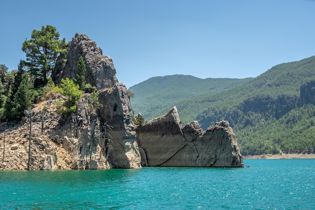 Green Canyon in den Bergen der Region Antalya Türkei an einem sonnigen Sommertag