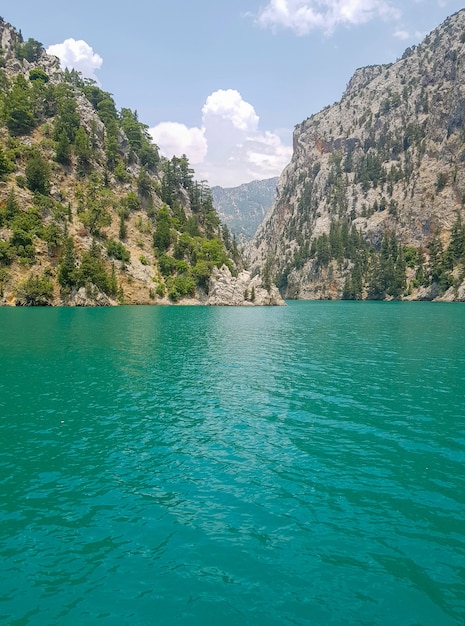 Green Canyon See in der Türkei Bergfluss Bergblick