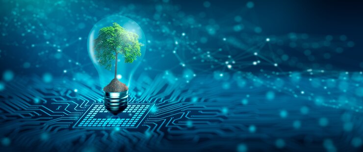 Green Computing Green Technology Green IT csr und IT-Ethik-Konzept