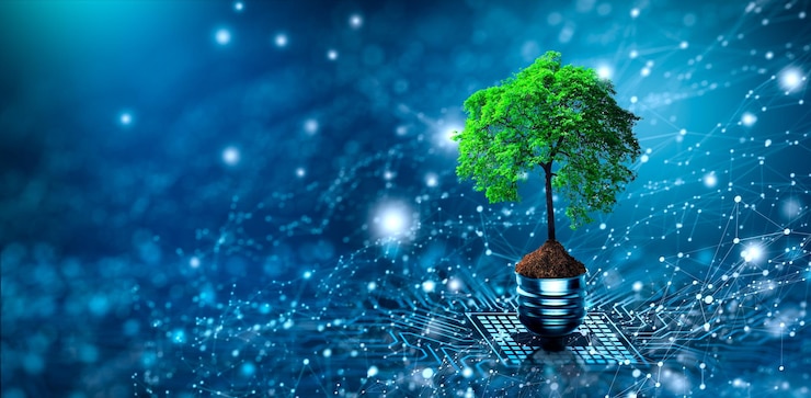 Green Computing Green Technology Green IT csr und IT-Ethik-Konzept