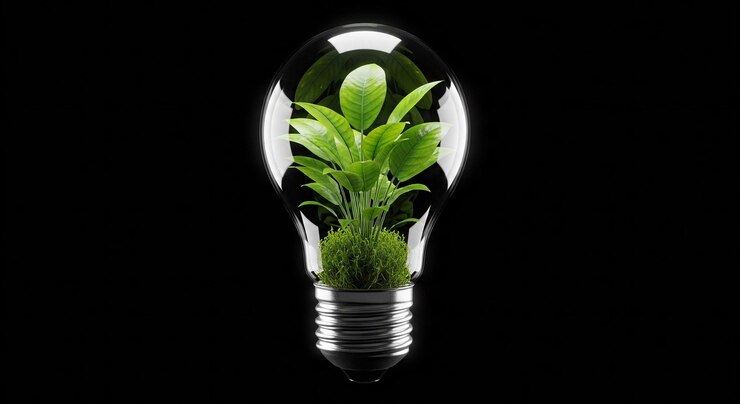 Green Energy Plant in a Light Bulb