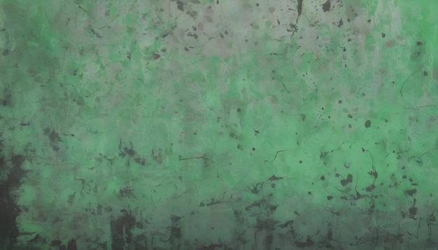 Foto green grunge wall texture pintura digital abstracto ilustração de fundo design urbano em dificuldade