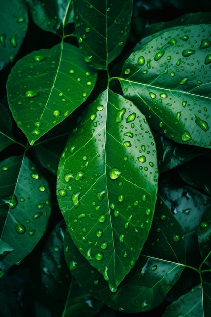 Green Leaves Ai generativo