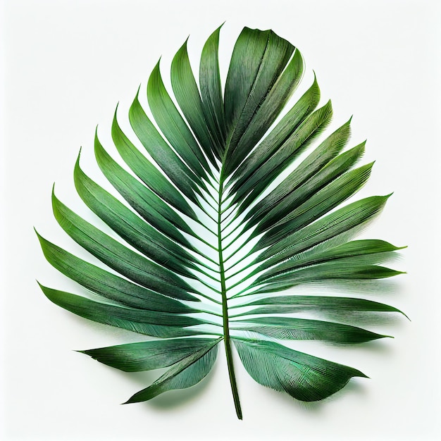 Green Natural Tropical Monstera Feaf Background Generative AI