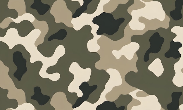 Green Olive Camouflage Pattern Colores militares Estilo vetorial Camo fundo gráfico Design de arte do exército