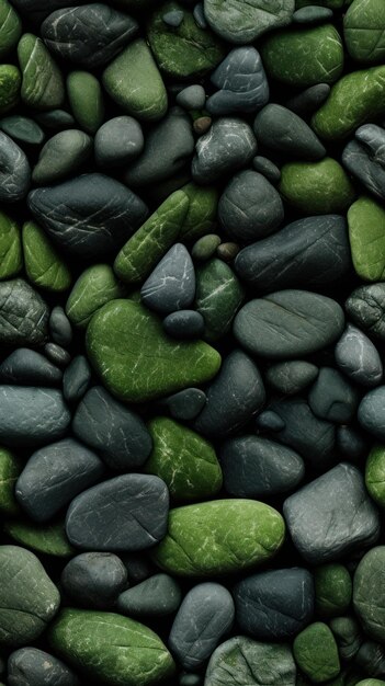 Green Plain Stone Background Ultra Realista de Alto Detalhe Gerado pela IA