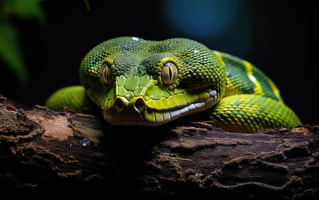 Green Tree Python em Gigapixel Scale Generative AI