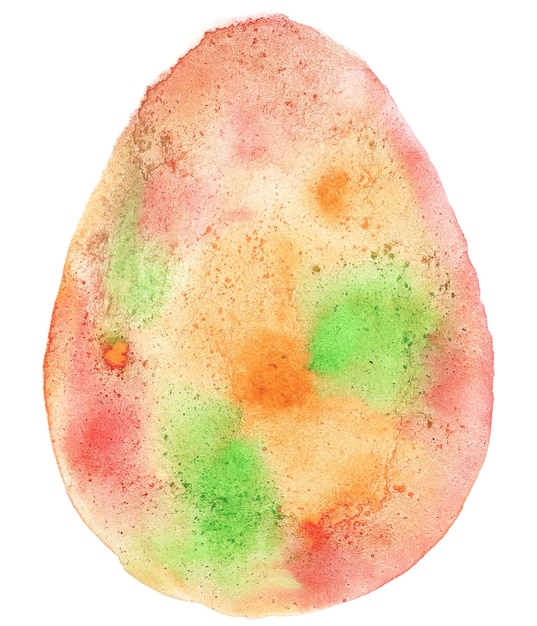 Greenorange Mão desenhada coleção de ilustração de ovos de pássaros em aquarela elementos isolados de Páscoa na textura de papel Ovo de cor de água para primavera de férias ou aquarela