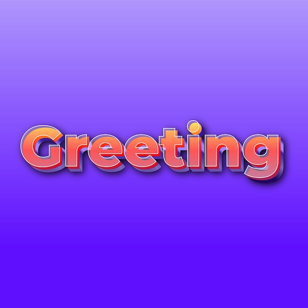 GreetingText-Effekt JPG-Farbverlauf lila Hintergrundkartenfoto