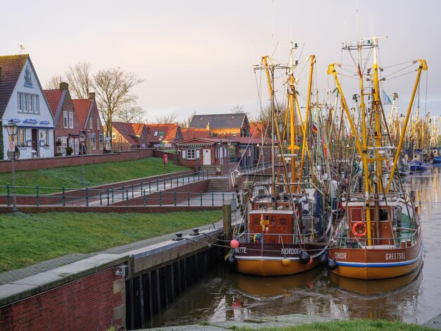 Greetsiel en el mar del Norte