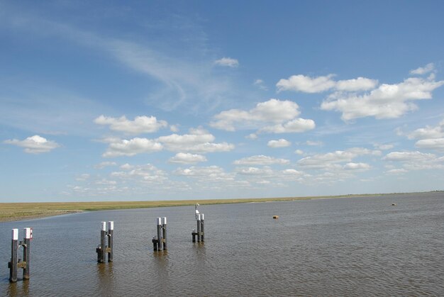 Foto greetsiel en el mar del norte