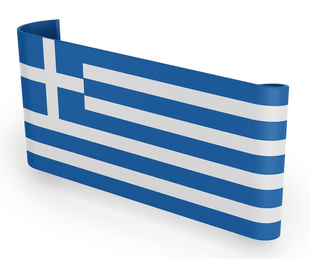 Griechenland-Flagge-Banner