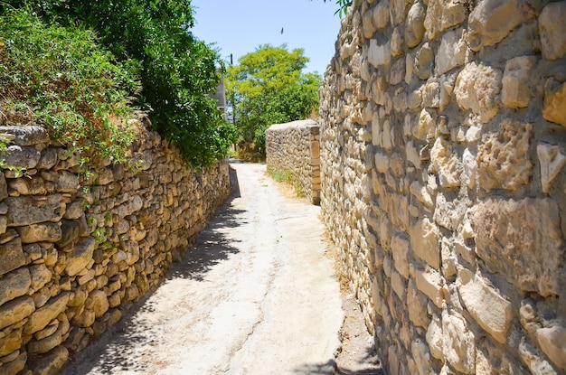 Griechenland verließ malerische Straßen Kreta