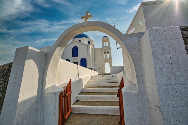 Griechische Kirche auf einer Insel