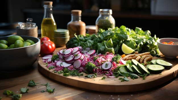 Griechischer Salat HD Wallpaper fotografisches Bild