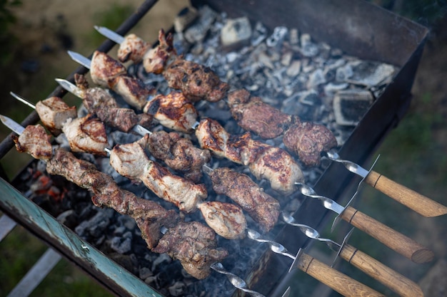 Grill in der Küche im Restaurant