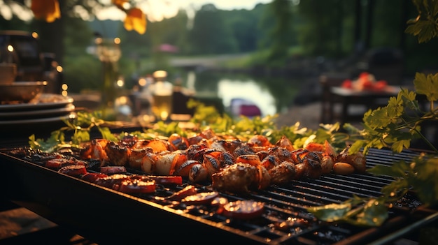 Grillen am Sommerwochenende