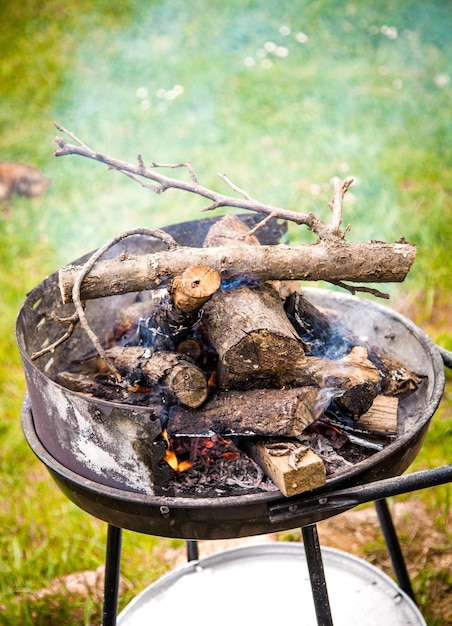 Grillen im Garten