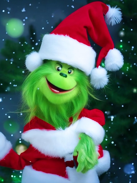 Foto grinch de navidad descarga de papel tapiz