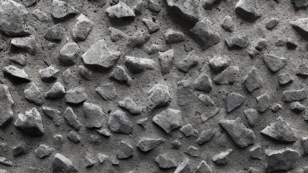 Grobe und zerrissene Steinstruktur Ein Vintage-Hintergrund für Retro-Stil, erzeugt von KI