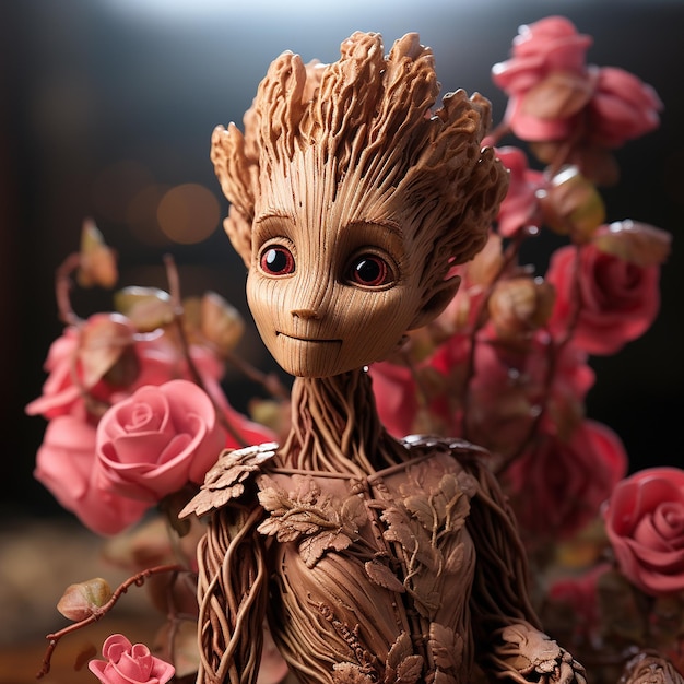 Groot se parece a la muñeca Barbie