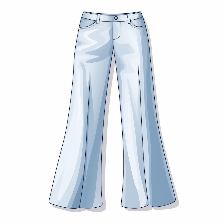 Foto groovy blue pants frauen39s designerhose in hellem silber und weiß