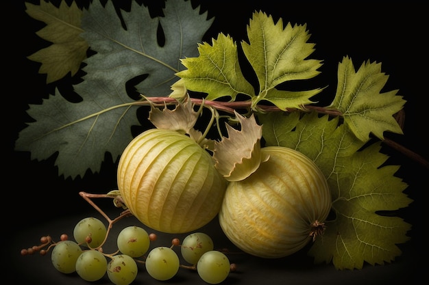 Grosellas maduras amla vitamina c fondo de pantalla ai generado arte