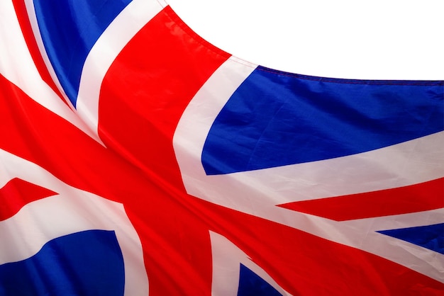 Großbritannien Flagge als Hintergrund Ansicht von oben