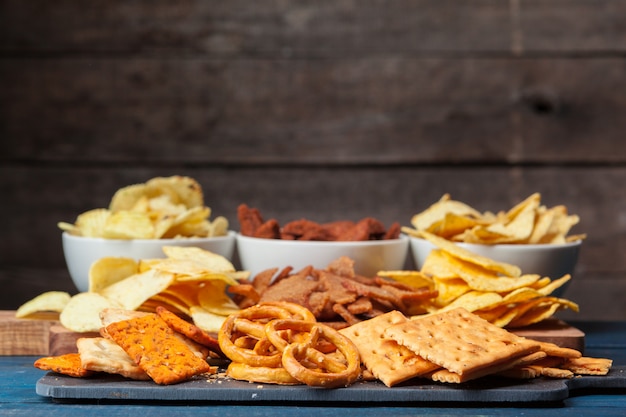 Große Auswahl an Biersnacks