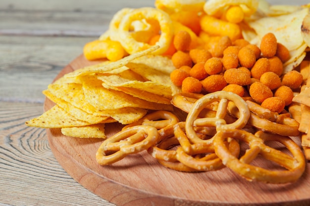 Große Auswahl an Biersnacks