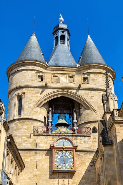 Grosse cloche, um campanário medieval em Bordéus - França, Aquitânia