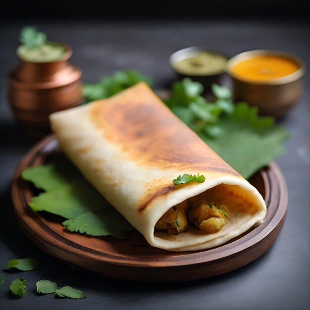 große Dosa-Food-Fotografie