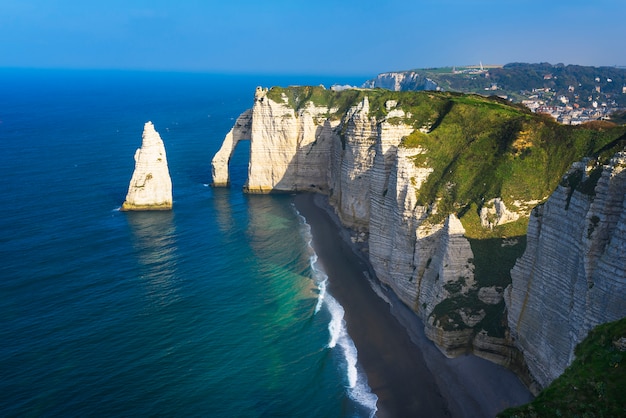 Große Klippen in Frankreich