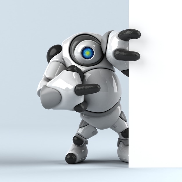 Große Roboterillustration