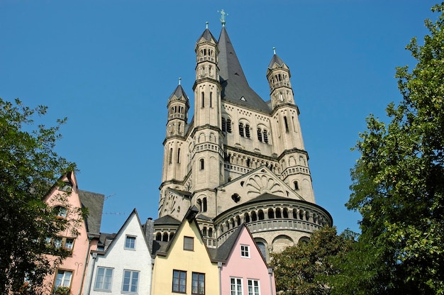 Foto große st.-martin-kirche köln nordrhein-westfalen deutschland