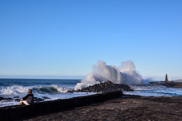 Große Welle im Ozean