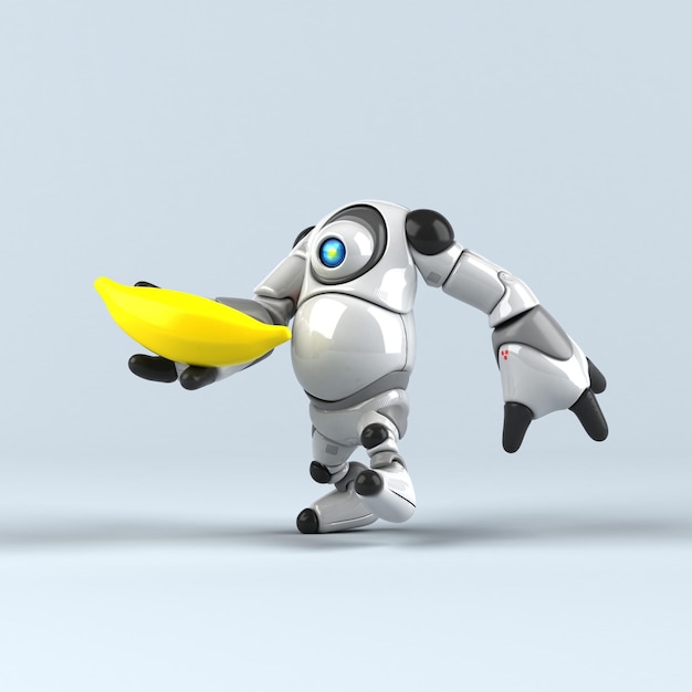 Großer Roboter 3D-Illustration