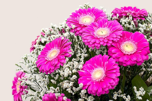 Großer Strauß rosa Gerbera