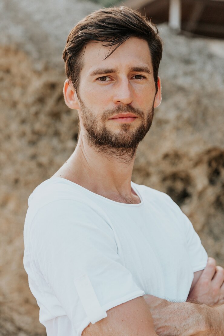 Foto großes männerportrait
