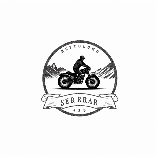 Großes Motorrad