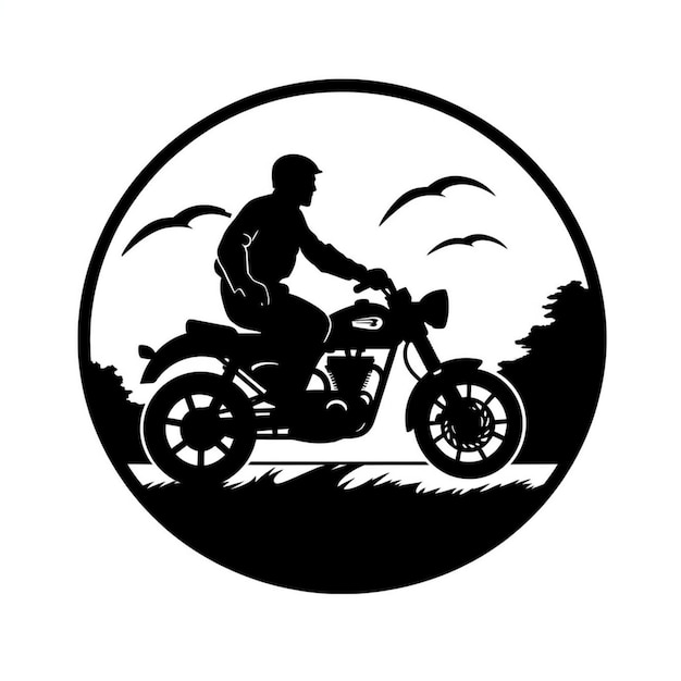 Großes Motorrad