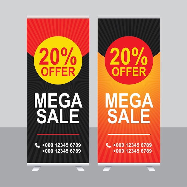 Großes Sonderangebot mit bis zu 20 Rabatt auf Rollup-Banner