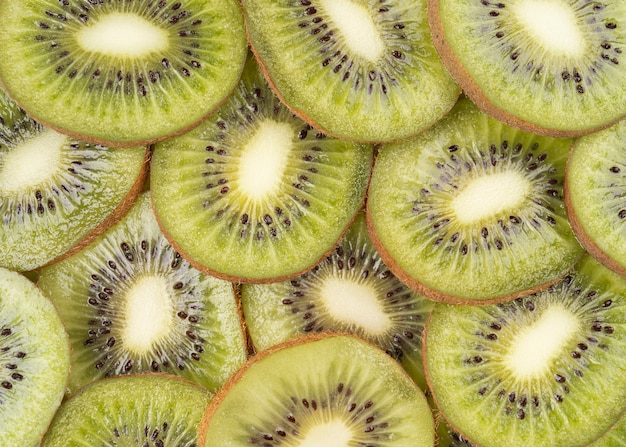grün geschnittenes Kiwi-Bild