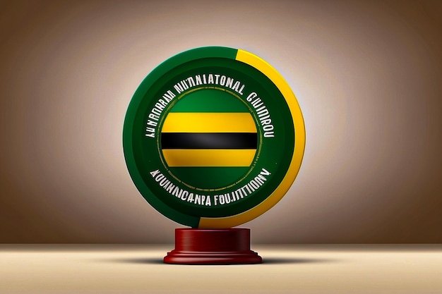 Gründungstag des Afrikanischen Nationalkongresses mit gradienten Hintergrund