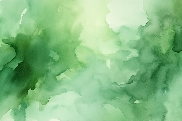 Grüne Aquarell abstrakten Hintergrund