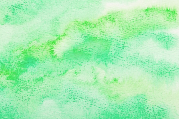 Grüne Aquarell-Hintergründe. Hand gezeichnete grüne Textur