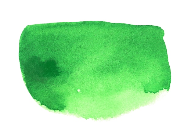 Grüne Aquarell isolierte abstrakte Stelle mit Scheidungen und Grenzen Aquarellrahmen mit Kopienraum für Text