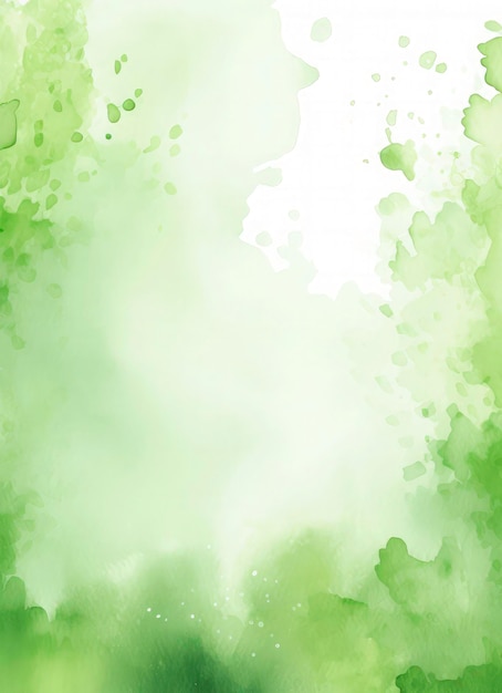 grüne Aquarell-Nasswasch-Splash-Vektor-Illustration Einladungskarten-Hintergrund