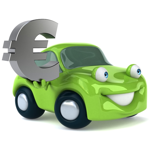 Grüne Autoanimation